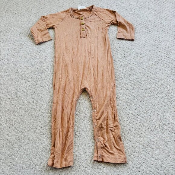 Kate Quinn the woods neutral tan romper - Picture 1 of 4